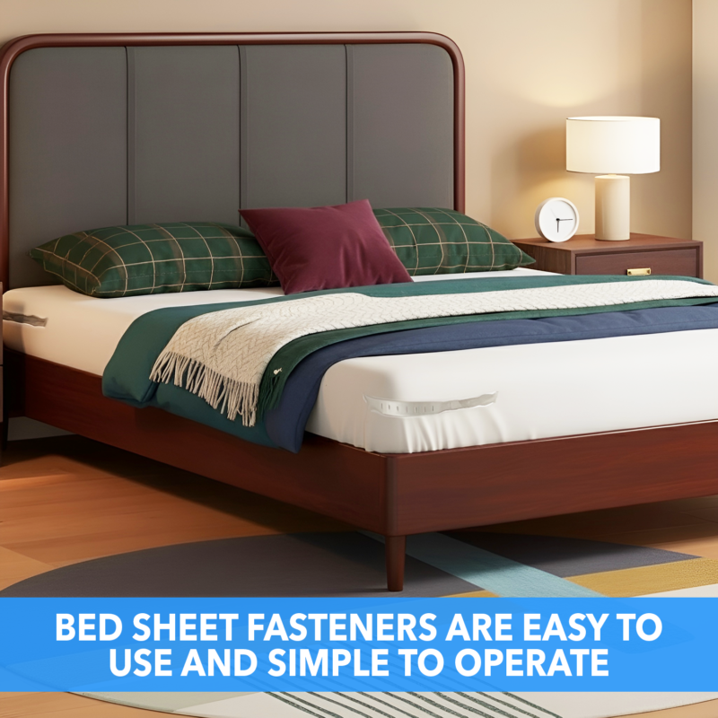 7 Bed Sheet Holder White